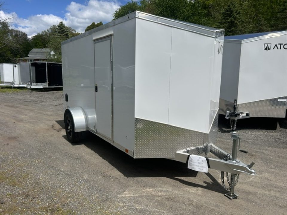 Used 2024 Pre Owned Like New, ATC 6x12 Aluminum Frame Cargo / Enclosed Trailer