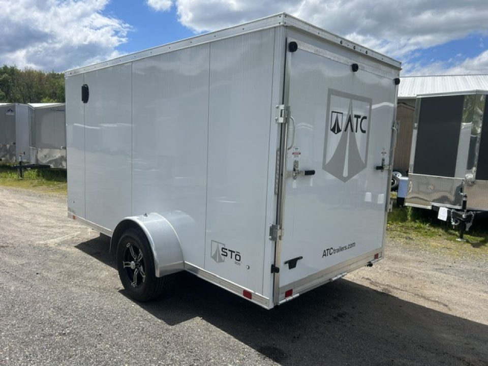 Used 2024 Pre Owned Like New, ATC 6x12 Aluminum Frame Cargo / Enclosed Trailer