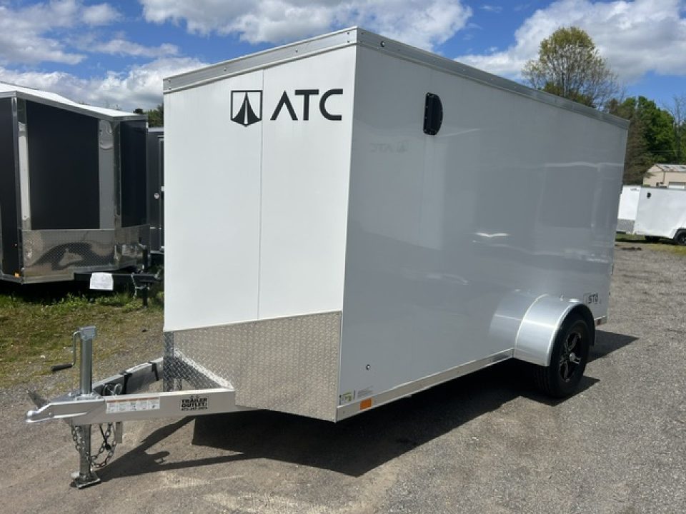 Used 2024 Pre Owned Like New, ATC 6x12 Aluminum Frame Cargo / Enclosed Trailer