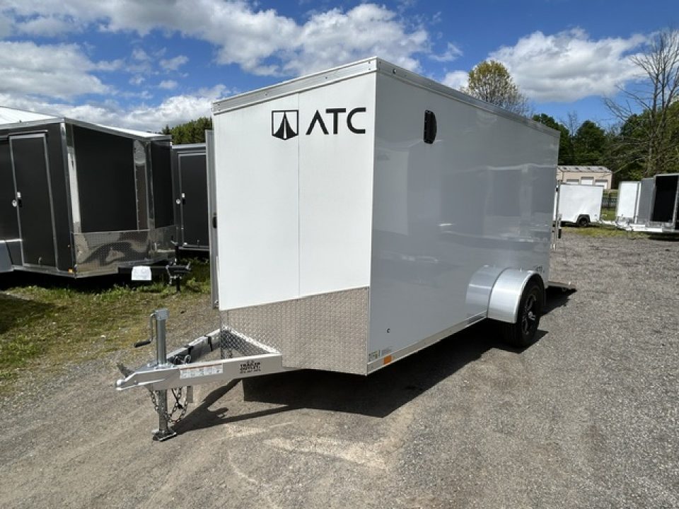 Used 2024 Pre Owned Like New, ATC 6x12 Aluminum Frame Cargo / Enclosed Trailer