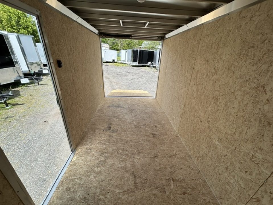 Used 2024 Pre Owned Like New, ATC 6x12 Aluminum Frame Cargo / Enclosed Trailer