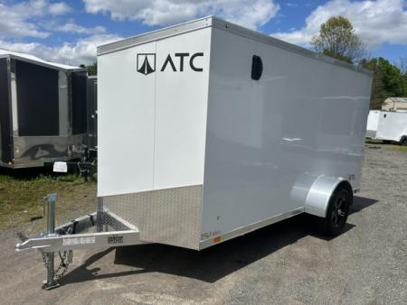 Used 2024 Pre Owned Like New, ATC 6x12 Aluminum Frame Cargo / Enclosed Trailer