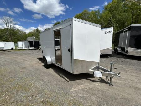 Used 2024 Pre Owned Like New, ATC 6x12 Aluminum Frame Cargo / Enclosed Trailer
