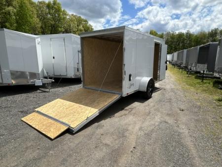 Used 2024 Pre Owned Like New, ATC 6x12 Aluminum Frame Cargo / Enclosed Trailer