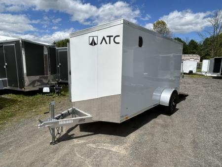 Used 2024 Pre Owned Like New, ATC 6x12 Aluminum Frame Cargo / Enclosed Trailer