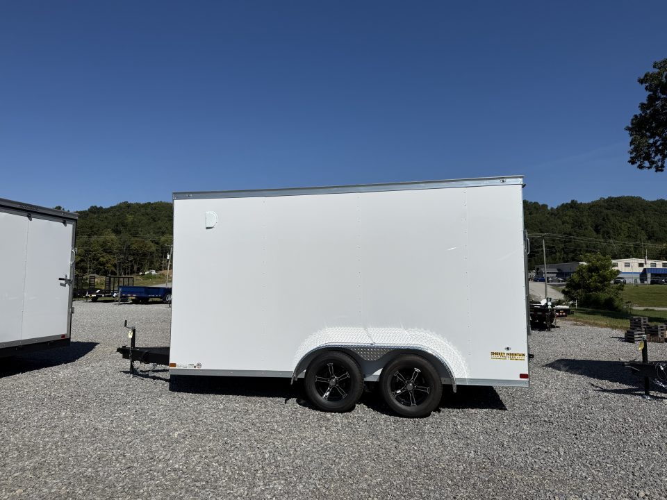 New 2026 Covered Wagon Trailers 7X14 TA2 7' INT BAR LCK POLY WHEELS Cargo / Enclosed Trailer