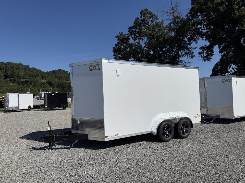 New 2026 Covered Wagon Trailers 7X14 TA2 7' INT BAR LCK POLY WHEELS Cargo / Enclosed Trailer