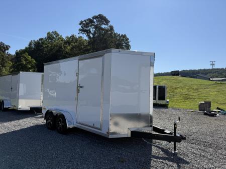 New 2026 Covered Wagon Trailers 7X14 TA2 7' INT BAR LCK POLY WHEELS Cargo / Enclosed Trailer