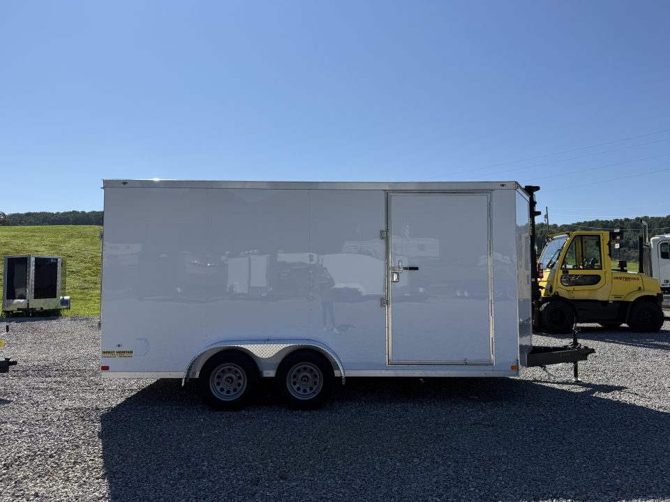 New 2027 Covered Wagon Trailers 7X16 TA2 7' BAR LCK POLY Cargo / Enclosed Trailer