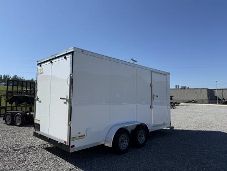 New 2027 Covered Wagon Trailers 7X16 TA2 7' BAR LCK POLY Cargo / Enclosed Trailer