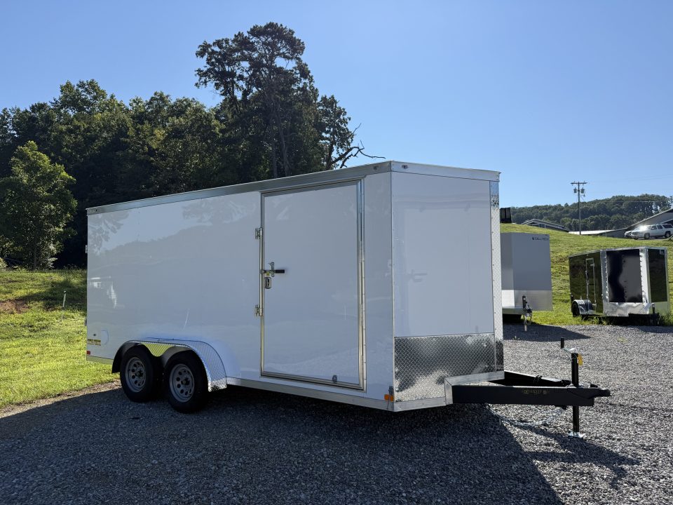 New 2027 Covered Wagon Trailers 7X16 TA2 BAR LCK POLY Cargo / Enclosed Trailer