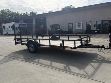 Used  Slightly Used  2026 Quality Trailers 77 X14' Pro Series Single Axle Utility Trailer 2990# GVWR