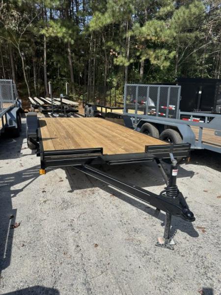 New 2027 18FT 7K WOOD FLOOR DELUXE CAR HAULER