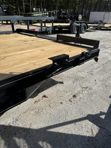 New 2027 18FT 7K WOOD FLOOR DELUXE CAR HAULER