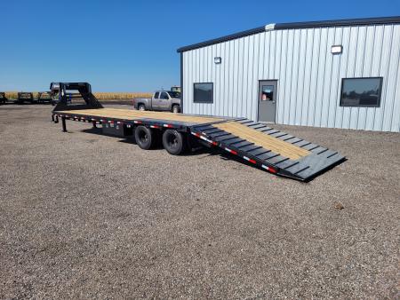 New 2027 Load Trail 102"X36' Gooseneck Hydraulic Dovetail Trailer