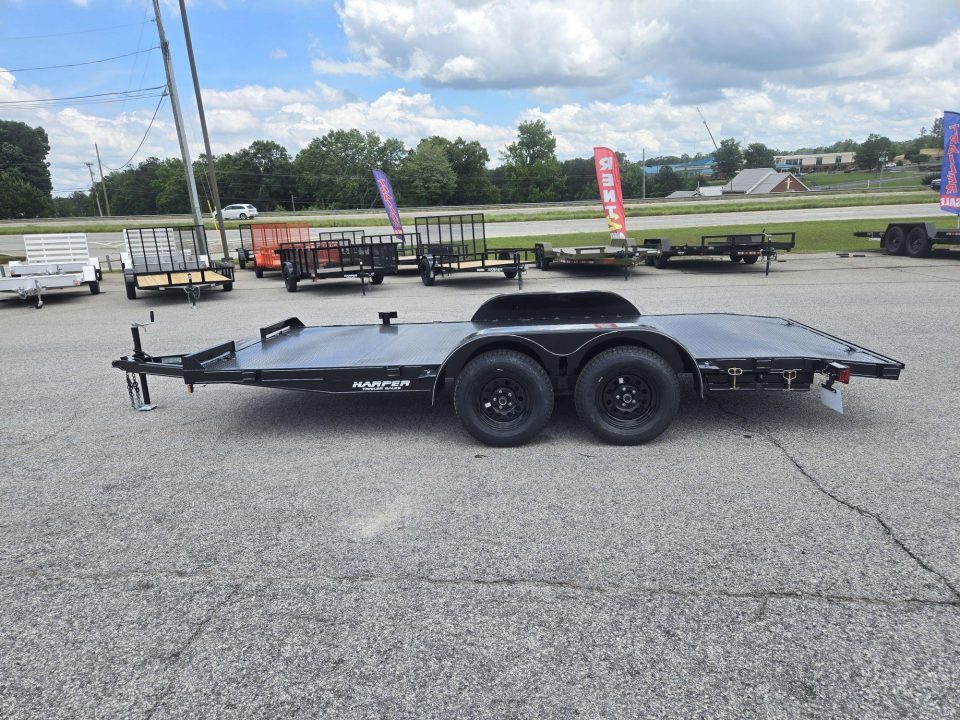 New 2027 16FT 7K STEEL FLOOR DELUXE CAR HAULER