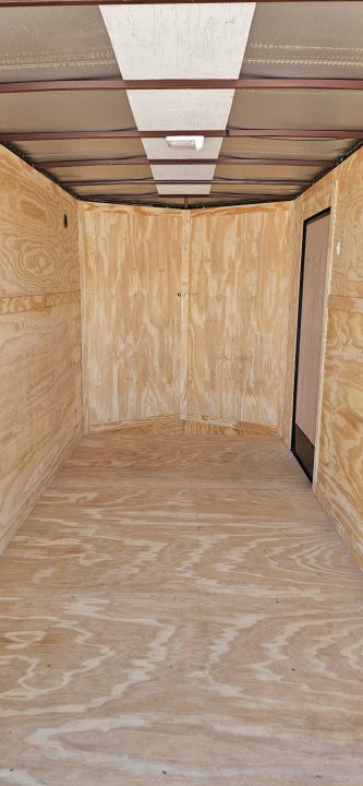New 2026 Family Trailer 6x12 Tandem Axles Cargo / Enclosed Trailer- Screwless Exterior- Blackout Pkg- Rear Spoiler