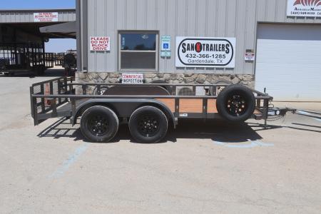 New 2026 Texas Bragg Trailers 83 X14' Extra Wide Pipe Top Utility Trailer