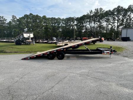 New 2027 Diamond C DET Tilt Trailer, 8.5x24 Full Tilt , Power up & Down, 8K Axles, #12,680 lbs
