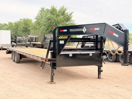 New 2026 Diamond T 8.5-32 Single Wheel Gooseneck Deckover Equipment Hauler 16K GVWR