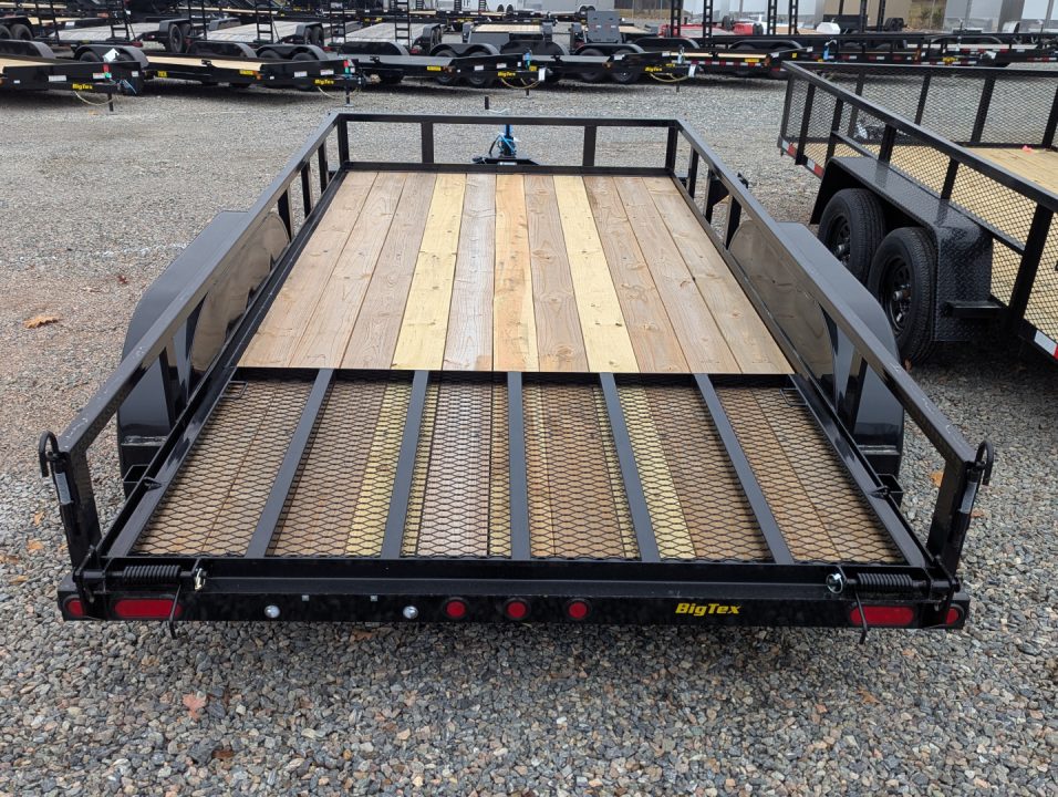 New 2027 Big Tex Trailers 14' 70PI w/ 4' Spring Assist Gate Utility Trailer