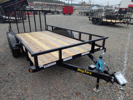 New 2027 Big Tex Trailers 14' 70PI w/ 4' Spring Assist Gate Utility Trailer
