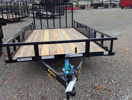 New 2027 Big Tex Trailers 14' 70PI w/ 4' Spring Assist Gate Utility Trailer