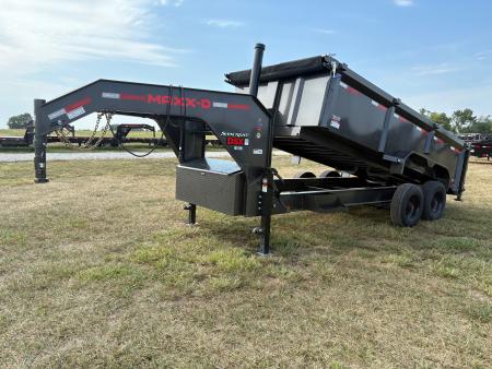 New 2027 MAXX-D 83x16 Tandem 21K Dump Trailer W/ 3' Sides & Wireless Remote