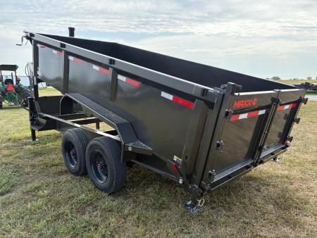 New 2027 MAXX-D 83x16 Tandem 21K Dump Trailer W/ 3' Sides & Wireless Remote