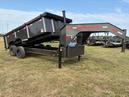 New 2027 MAXX-D 83x16 Tandem 21K Dump Trailer W/ 3' Sides & Wireless Remote