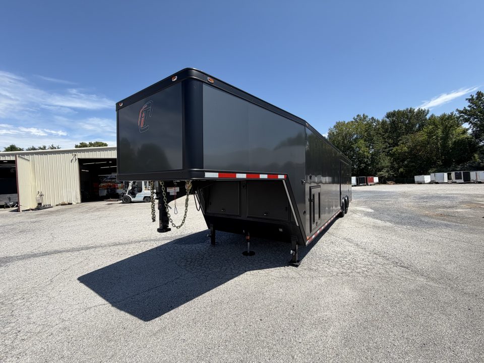 New 202 8.5X407 inTech GOOSENECK RACE TRAILER