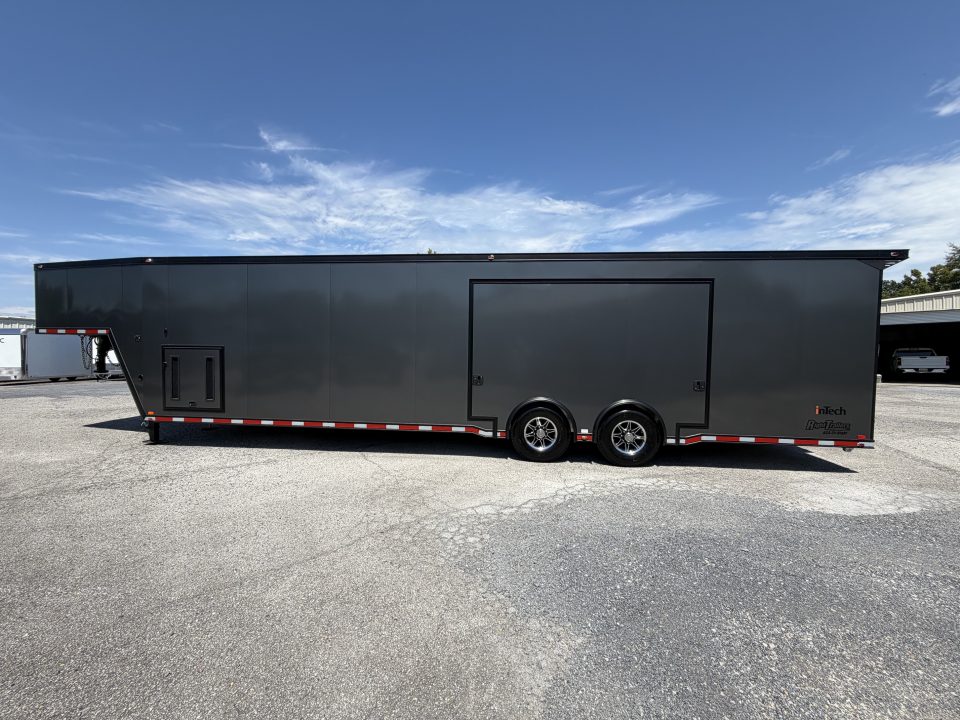 New 202 8.5X407 inTech GOOSENECK RACE TRAILER