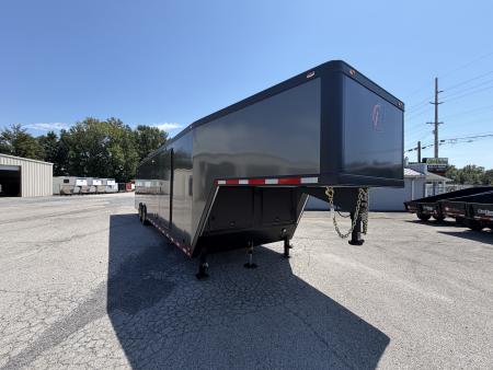 New 202 8.5X407 inTech GOOSENECK RACE TRAILER