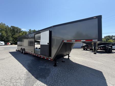 New 202 8.5X407 inTech GOOSENECK RACE TRAILER