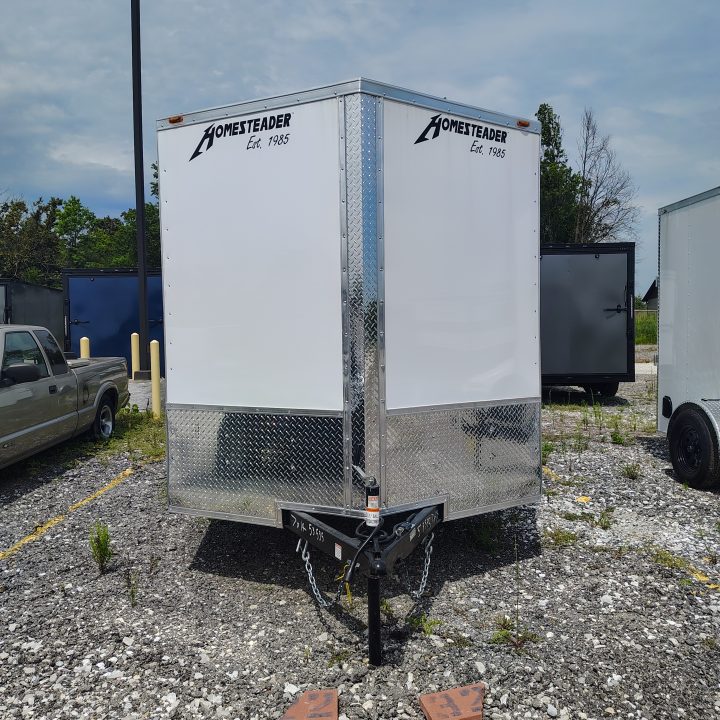 New 2027 Homesteader Trailer 7X14 TA, 6'5" Interior Height, 3.5K Axles, .030 Exterior, Intrepid package with barn doors Cargo / Enclosed Trailer