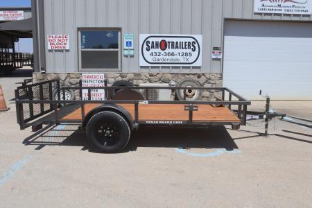 New 2026 Texas Bragg Trailers 6'X12' Square Tubing Top Utility Trailer