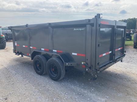 New 2027 MAXX-D 83X16 TANDEM 17.5K DUMP W/ 7GA FLOOR, 4' SIDES, SLIDE IN RAMP & WIRELESS REMOTE Dump Trailer