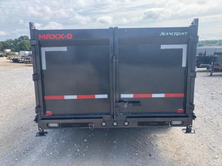 New 2027 MAXX-D 83X16 TANDEM 17.5K DUMP W/ 7GA FLOOR, 4' SIDES, SLIDE IN RAMP & WIRELESS REMOTE Dump Trailer