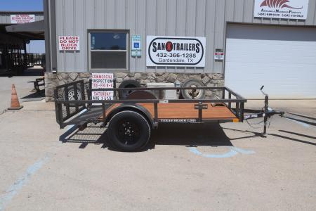 New 2026 Texas Bragg Trailers 5'X10' Square Tubing Top Utility Trailer
