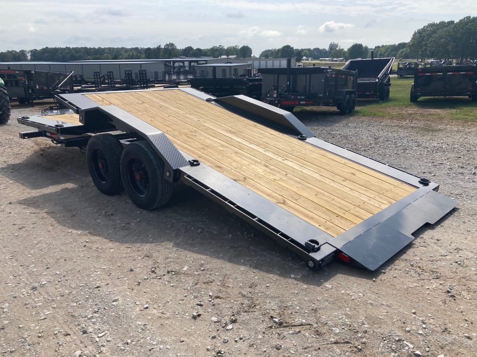 New 2027 MAXX-D 102X22 TANDEM 21K W/ 16' TILT DECK, 6' STATIONARY DECK, DRIVE OVER FENDERS & HYDROJACKS Tilt Trailer
