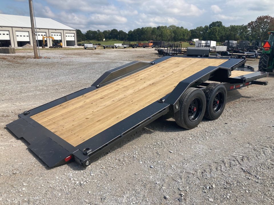 New 2027 MAXX-D 102X22 TANDEM 21K W/ 16' TILT DECK, 6' STATIONARY DECK, DRIVE OVER FENDERS & HYDROJACKS Tilt Trailer