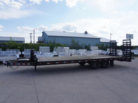 Used 2022 PJ Trailers F8 24ft Deckover Trailer