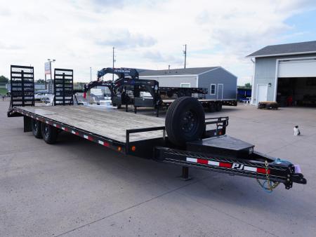 Used 2022 PJ Trailers F8 24ft Deckover Trailer