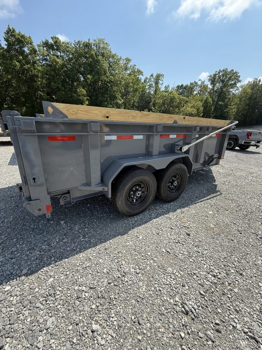 New 2027 Diamond C LPT 207 14’ Dump Trailer, HYD JACK, BOARD BRACKETS, 32” SIDES