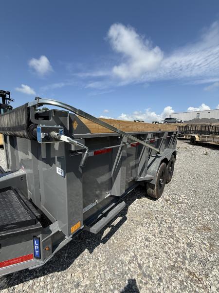 New 2027 Diamond C LPT 207 14’ Dump Trailer, HYD JACK, BOARD BRACKETS, 32” SIDES