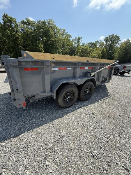 New 2027 Diamond C LPT 207 14’ Dump Trailer, HYD JACK, BOARD BRACKETS, 32” SIDES