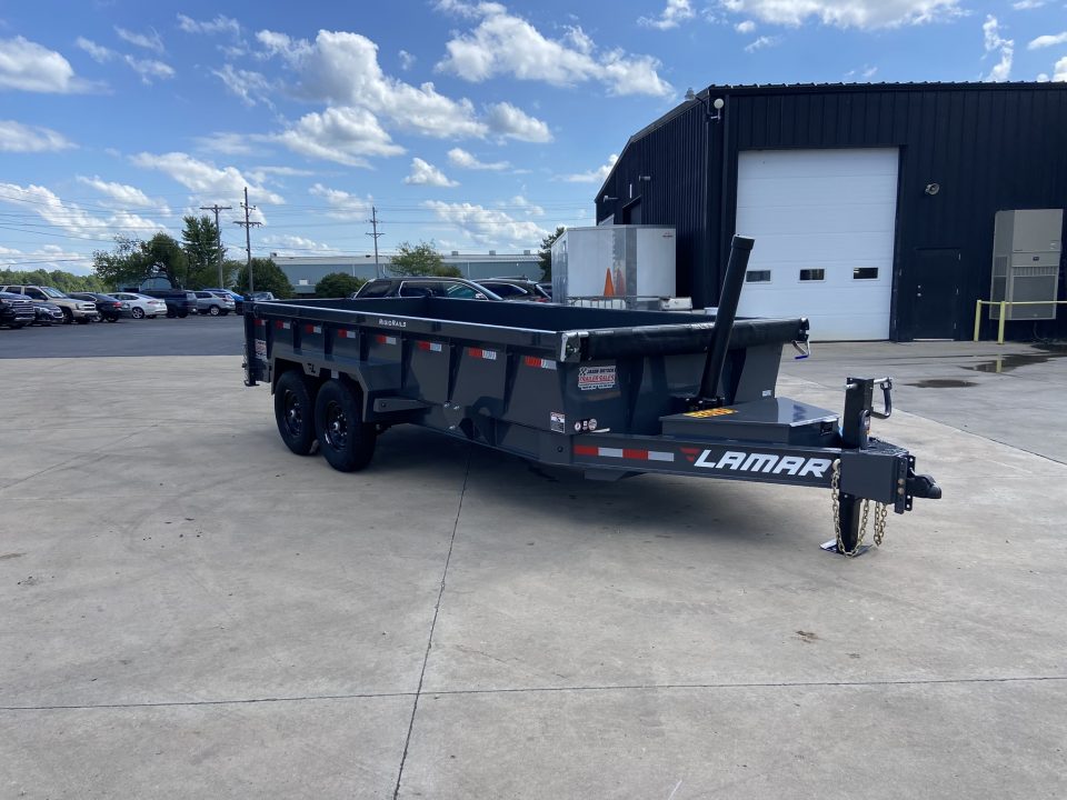 New Lamar Dump Trailer 83" X 16' 14K