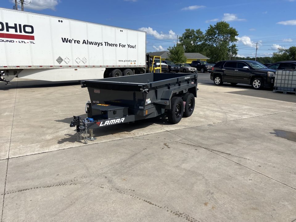 New Lamar 60"X10' Mini Dump Trailer 7K