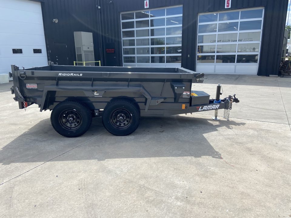 New Lamar 60"X10' Mini Dump Trailer 7K