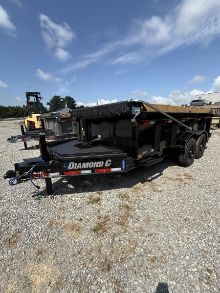 New 2027 Diamond C LPT 207 14’ Dump Trailer, PACESETTER EDITION, HYD JACK, HEAVY FENDERS, 32” FENDERS